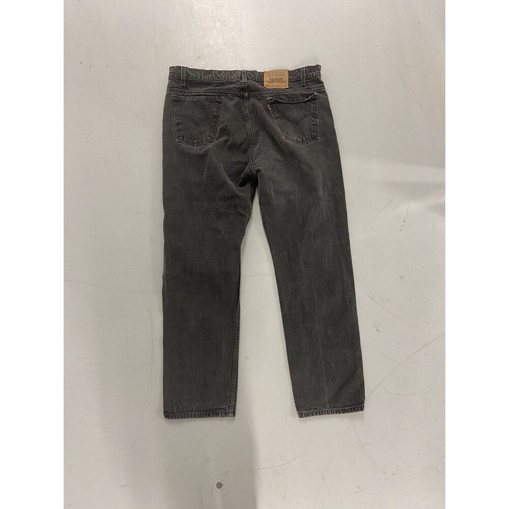Vintage 1997 Levis 505 Orange Tab Straight Leg Jeans Washed Black 41x32